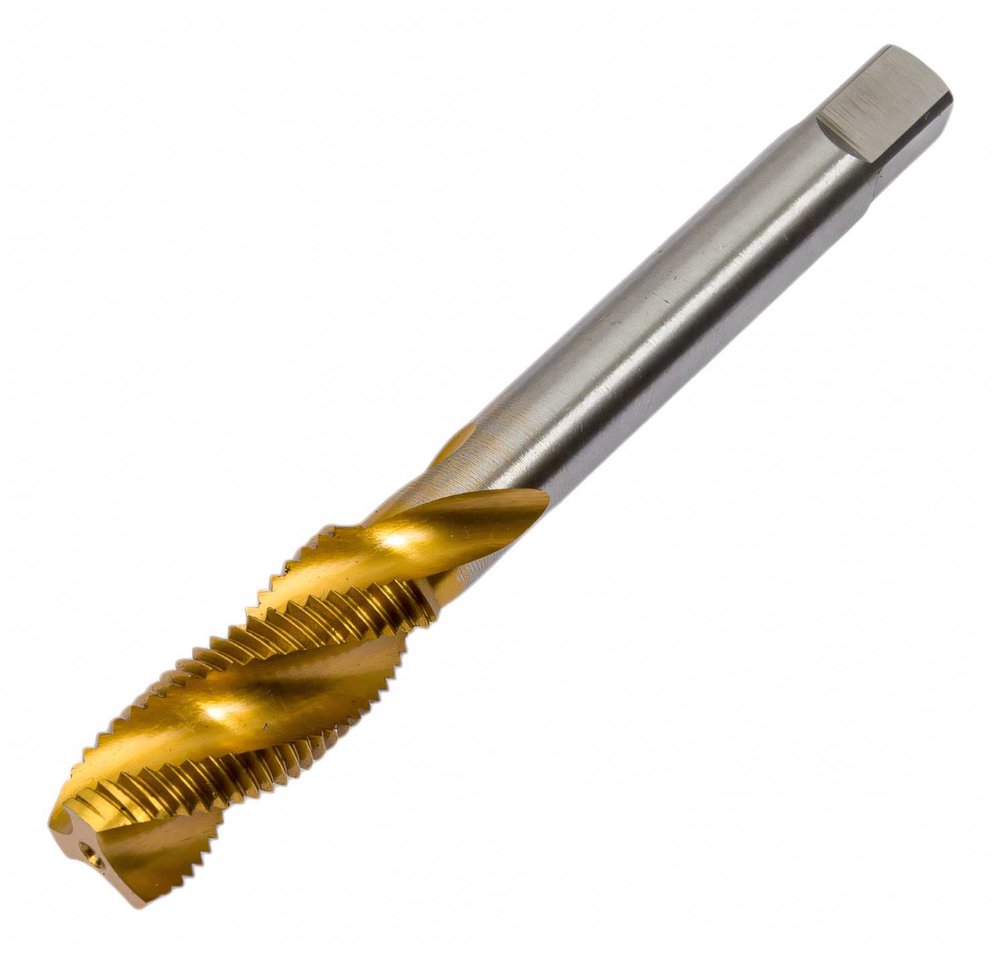 Метчик M12x1,25 HSS M2 TiN спиральный ПрофОснастка №444 арт. 50221044