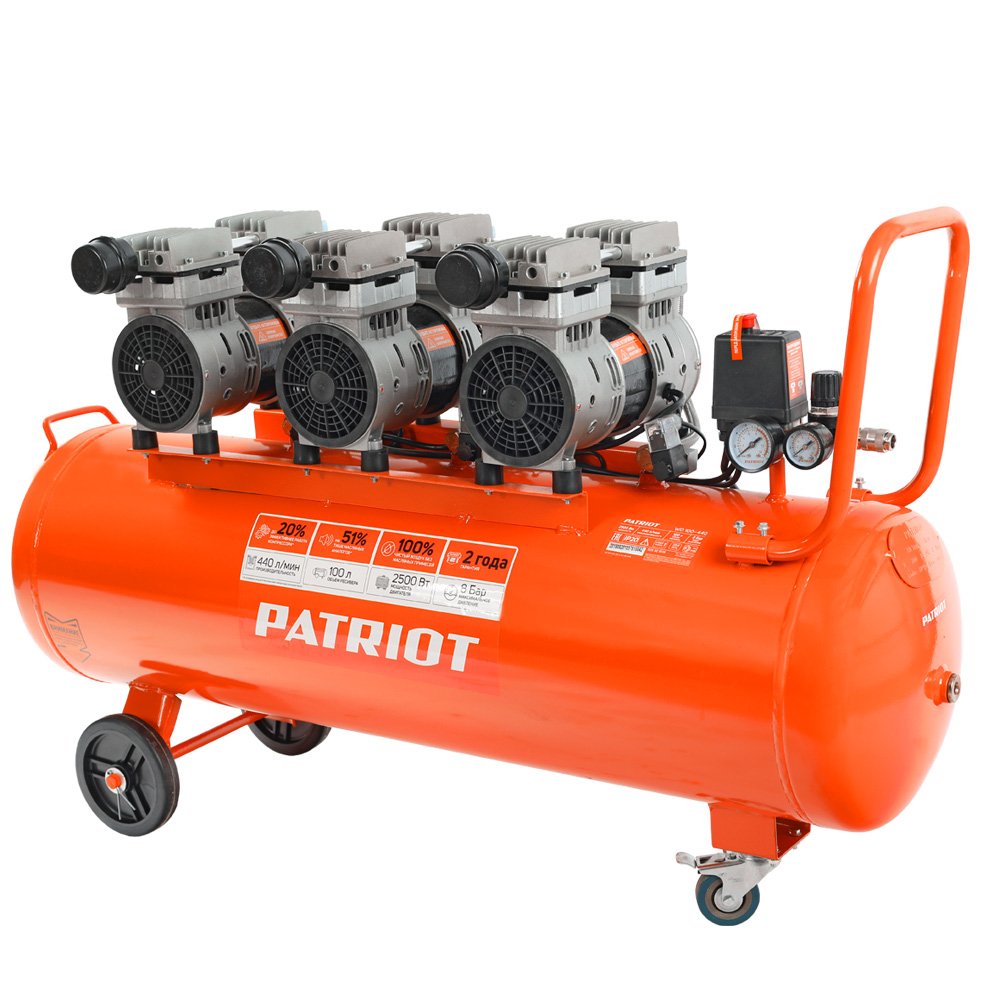 Поршневой безмасляный компрессор PATRIOT WO 100-440 525301935