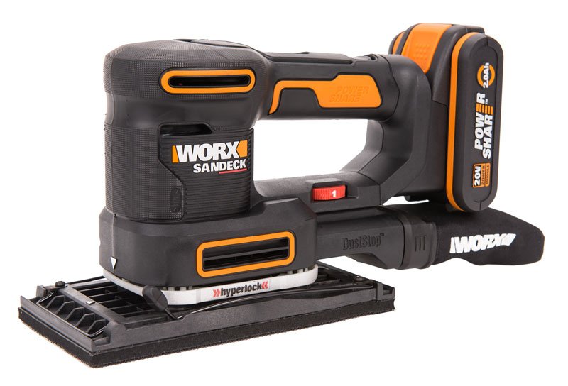 Аккумуляторная виброшлифмашина WORX WX820