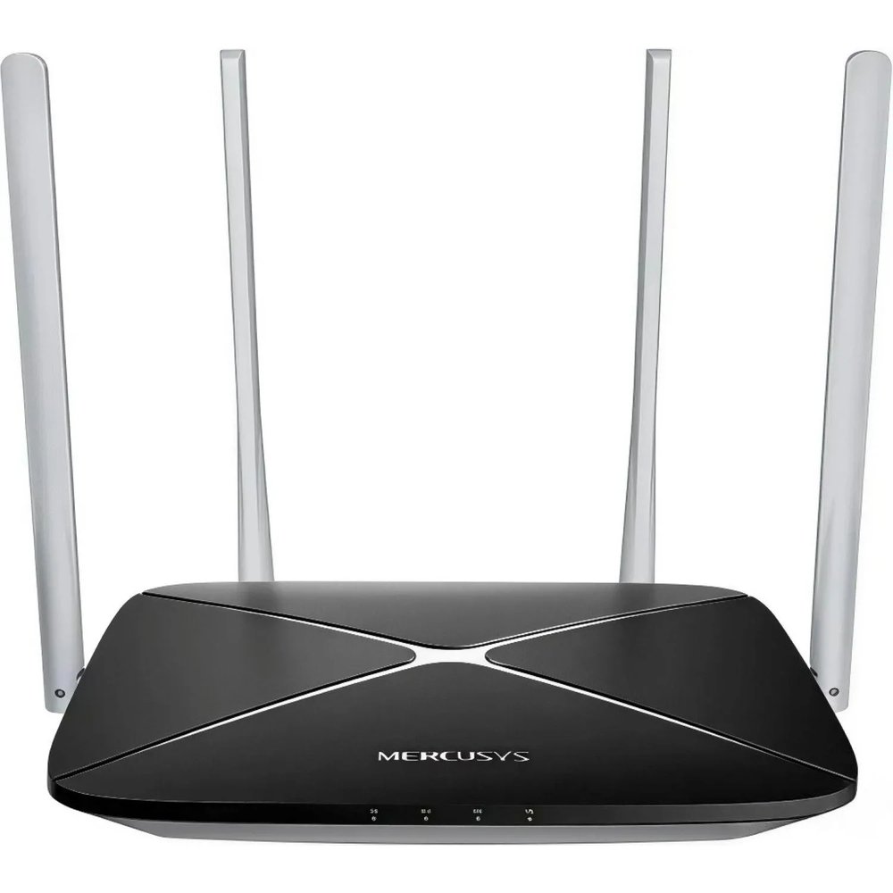 Маршрутизатор Mercusys AC12 AC1200 10/100BASE-TX черный