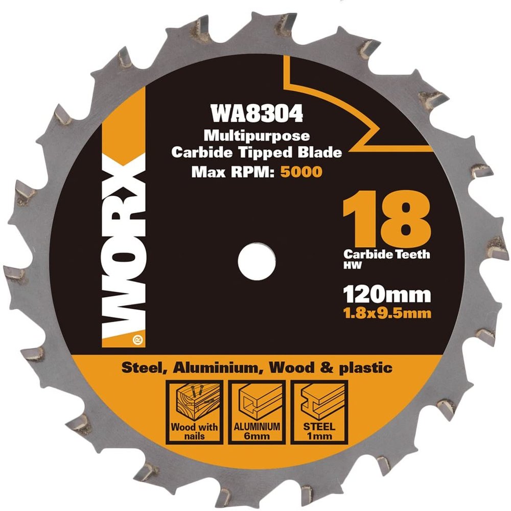 Пильный диск универсальный (120х1.8х9.5 мм) WORX WA8304