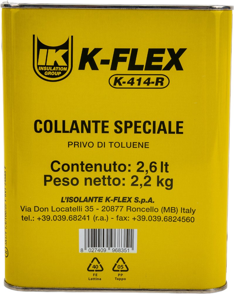 Клей для теплоизоляции K-FLEX 2,6 л K 414 P 850CL020004