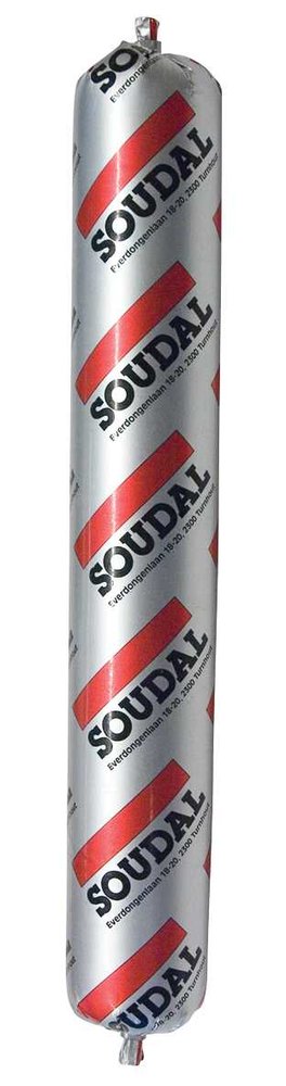 Клей-герметик Soudal Соудафлекс 40 ФС, серый, 600 мл 102485
