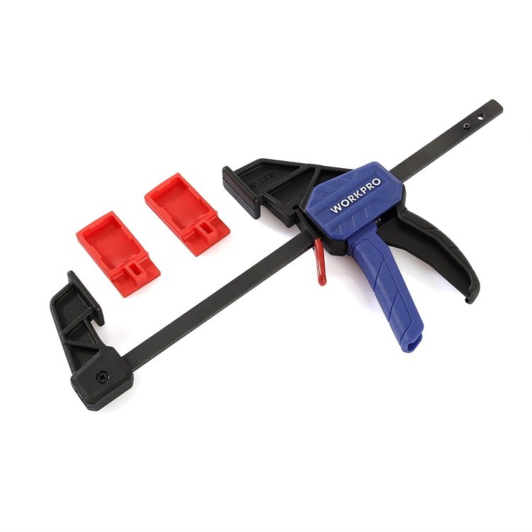 Быстросъемный мини зажим для штанги WORKPRO 100 мм, 2 шт. WP201016