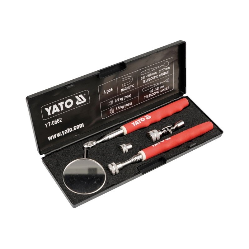 Проверочный набор держатель / зеркало YATO YT-0662 36950662 092 1