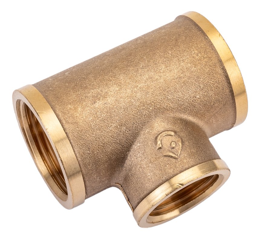 Латунный тройник AV Engineering редукционный 3/4x1/2x3/4 AVE306004