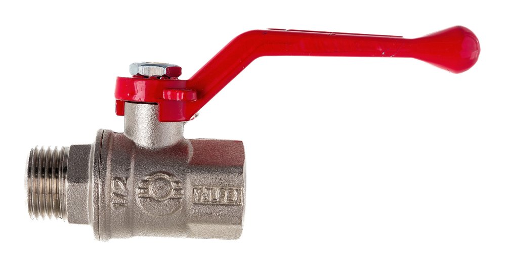 Шаровой кран VALFEX PREMIUM для воды, 1/2' ВР/НР, рычаг VF.215.NR1.012.PREMIUM