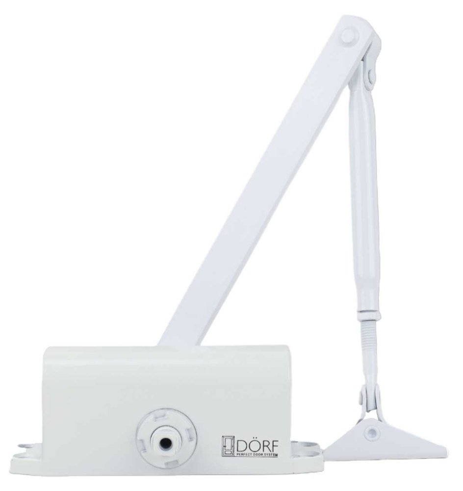 Дверной доводчик DORF economy l-8222 45 кг, белый, 1 к - 1 шт. eco L8222_white_eco