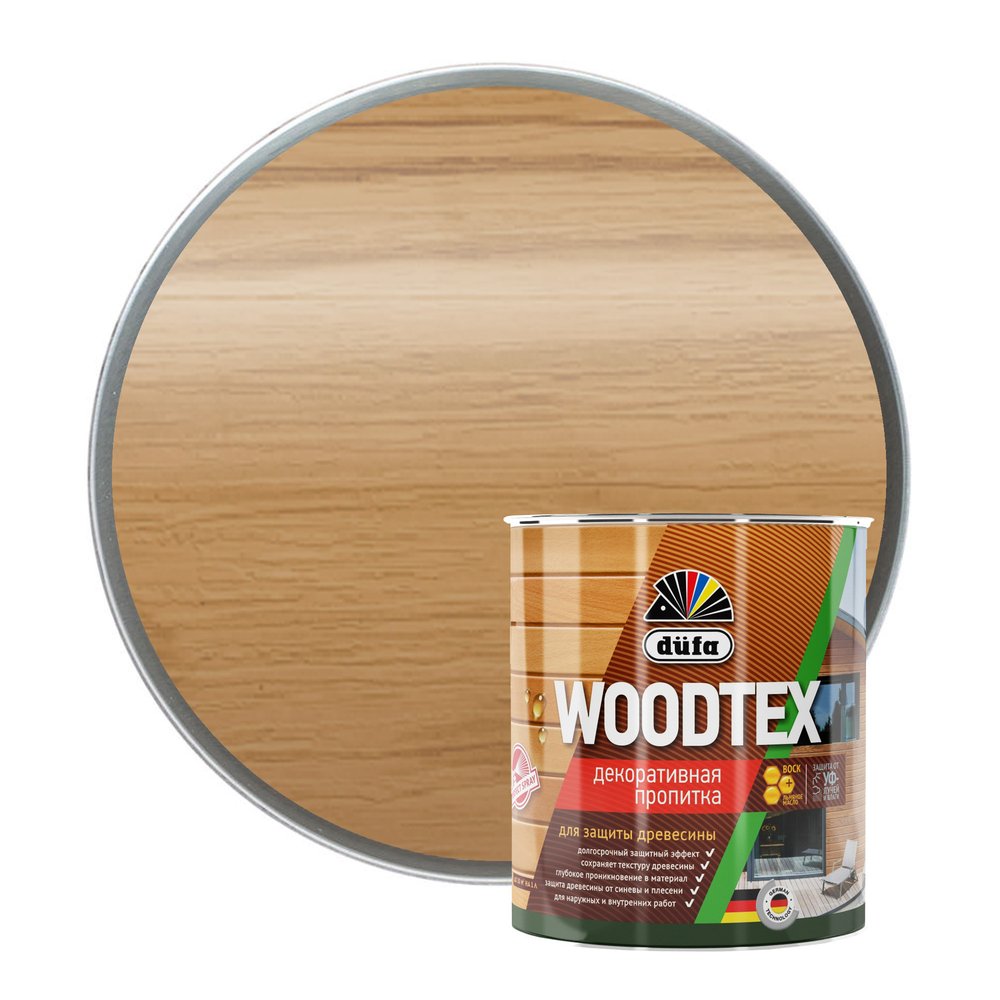 Пропитка Dufa Wood Tex орех, 0.9 л Н0000006076