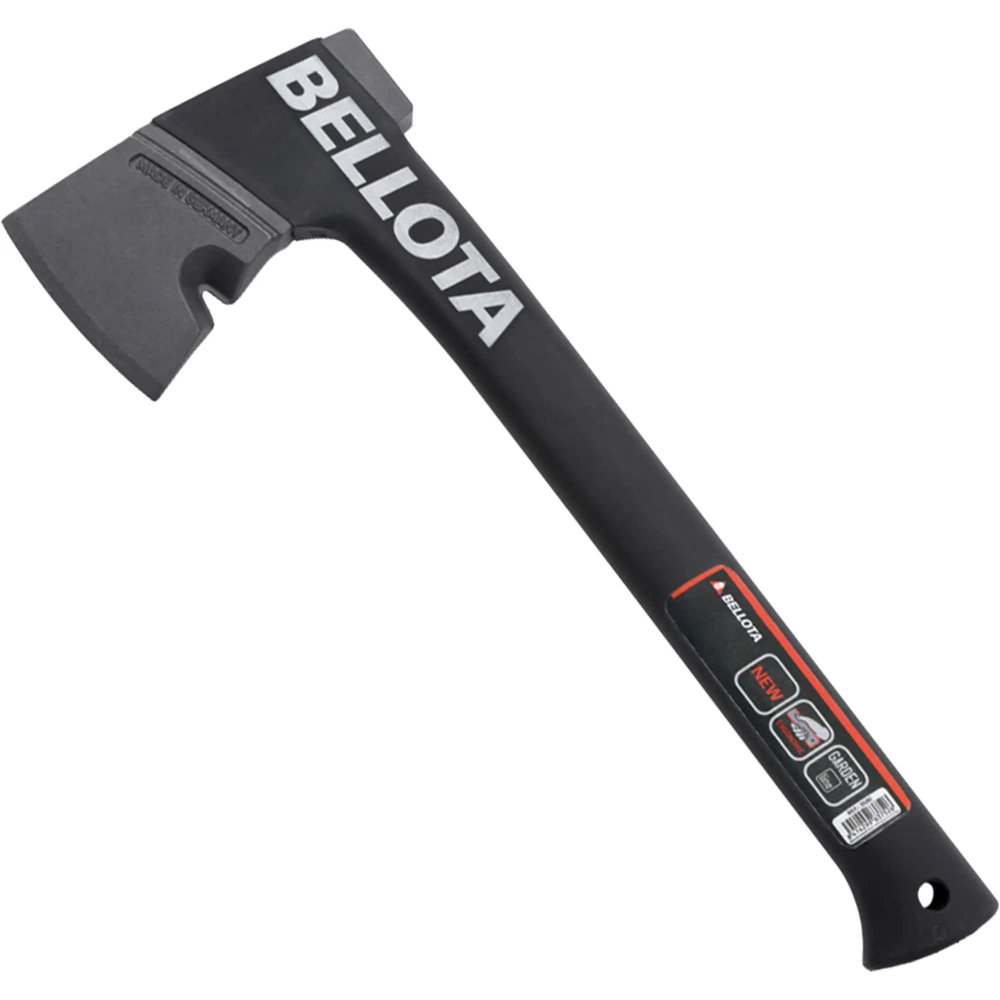 Кованый топор для садовых работ Bellota 785 г, с рукояткой из стекловолокна и защитой лезвия 3480