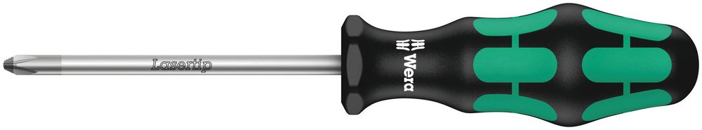 Отвёртка крестовая Wera, PZ 2x100 мм, WE-009315