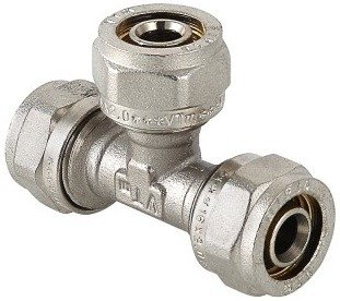 Комплект Valtec_74 VI7 Тройник обжимной 20 VTm.331.N.202020 (Упаковка 5 штук) VT.VI7.K74.331202020.5