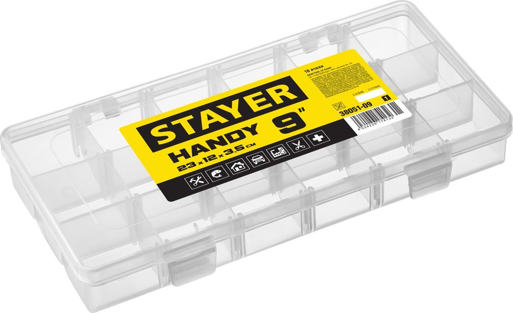 Пластиковый органайзер Stayer 'HANDY-9' 38051-09_z01