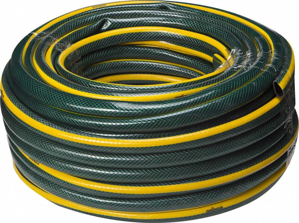 Шланг поливочный STANDARD (3-х слойный, 15 атм, 3/4', 50 м) Grinda 429000-3/4-50