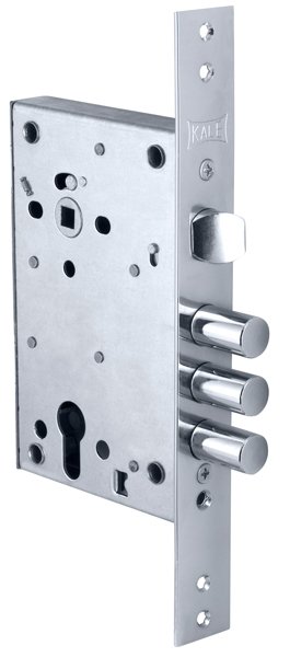 Корпус врезного цилиндрового замка с защёлкой KALE KILIT 442 w/b 34383