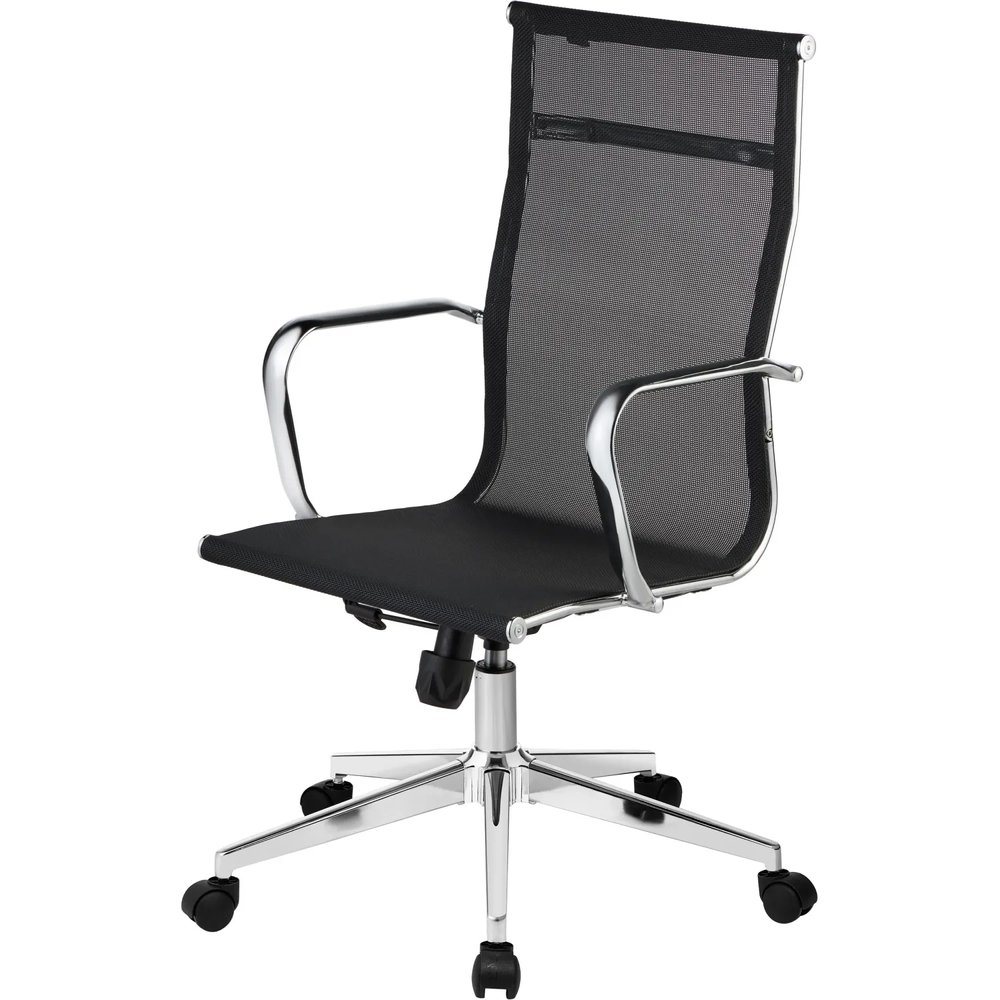 Кресло BN_Y_EChair-710 T net сетка черная, хром