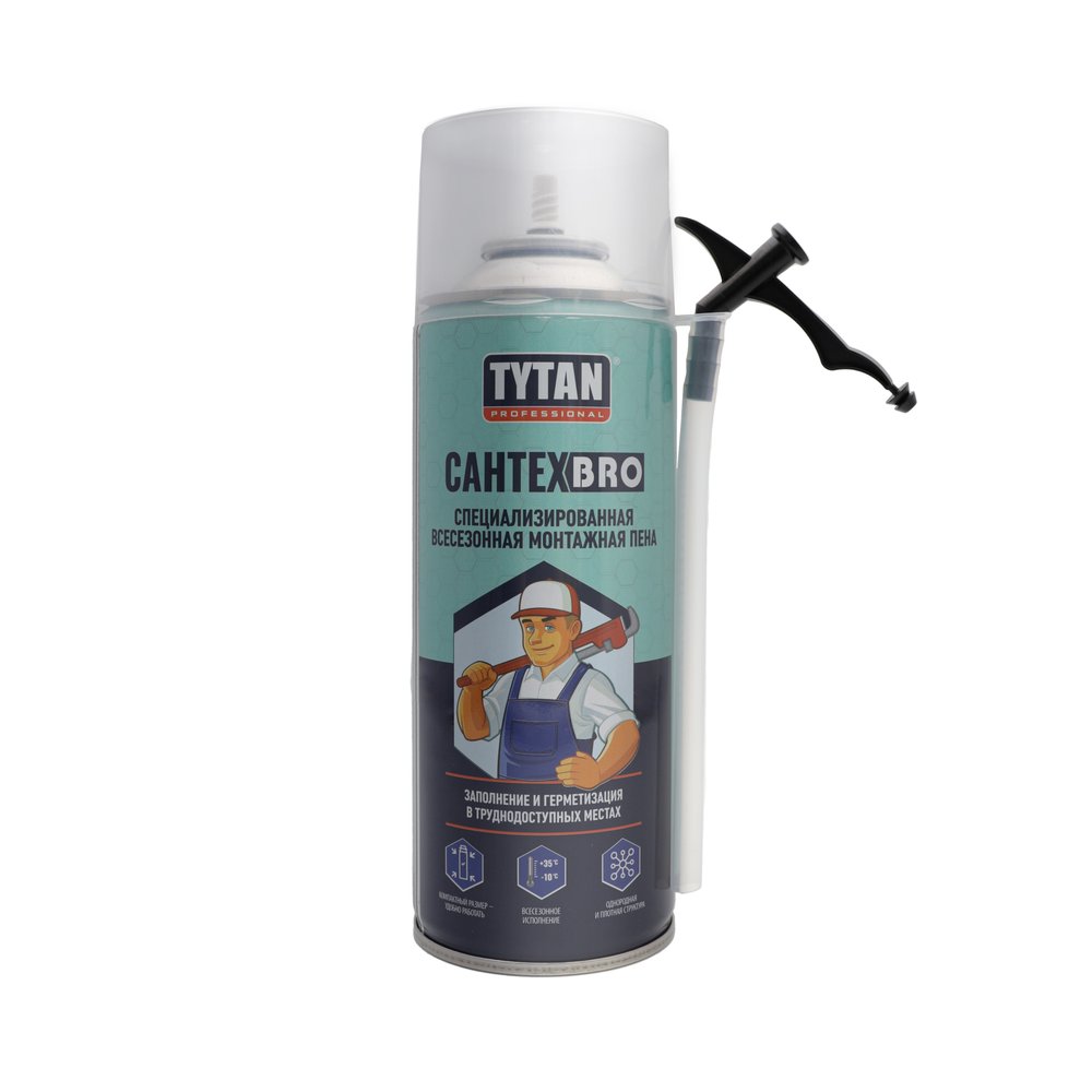 Монтажная всесезонная пена Tytan Professional сантехbro 500 мл 14563 262398