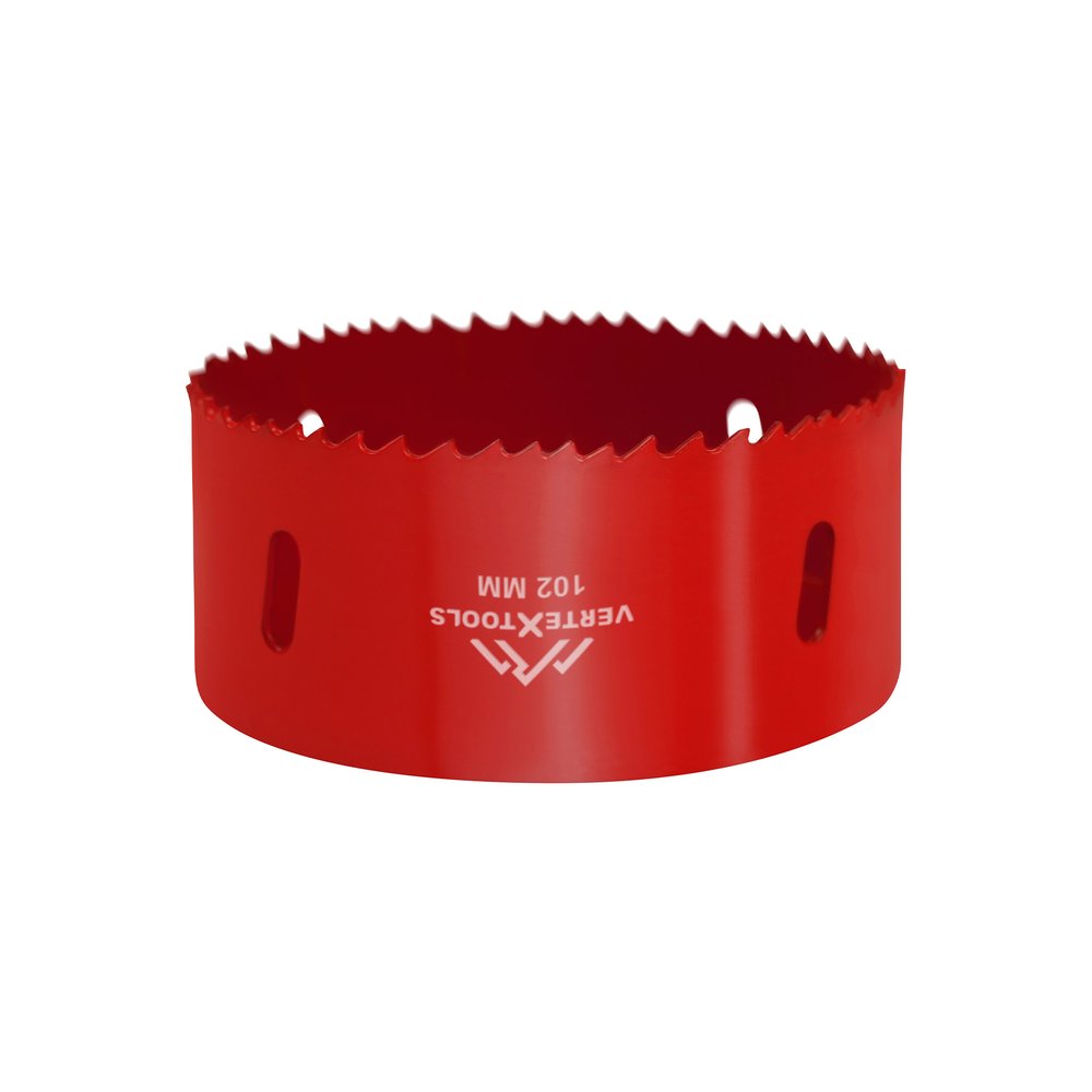Коронка биметаллическая по металлу 102 мм vertextools 2525-102
