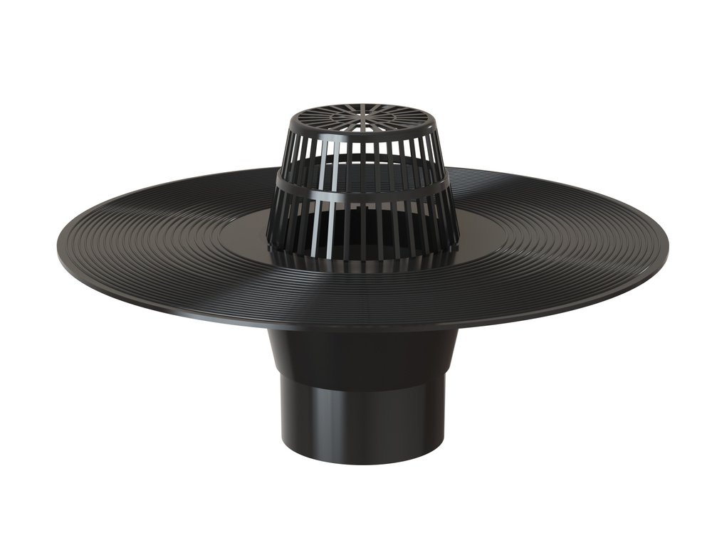 Воронка для битумных кровель без обогрева Fachmann V110x140 мм 01.001
