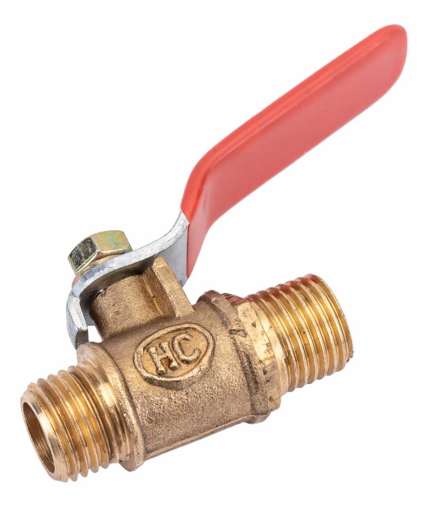 Кран воздушный шаровый наруж. резьба Rockforce 1/4х1/4 RF-SP019/1/4'(2032)