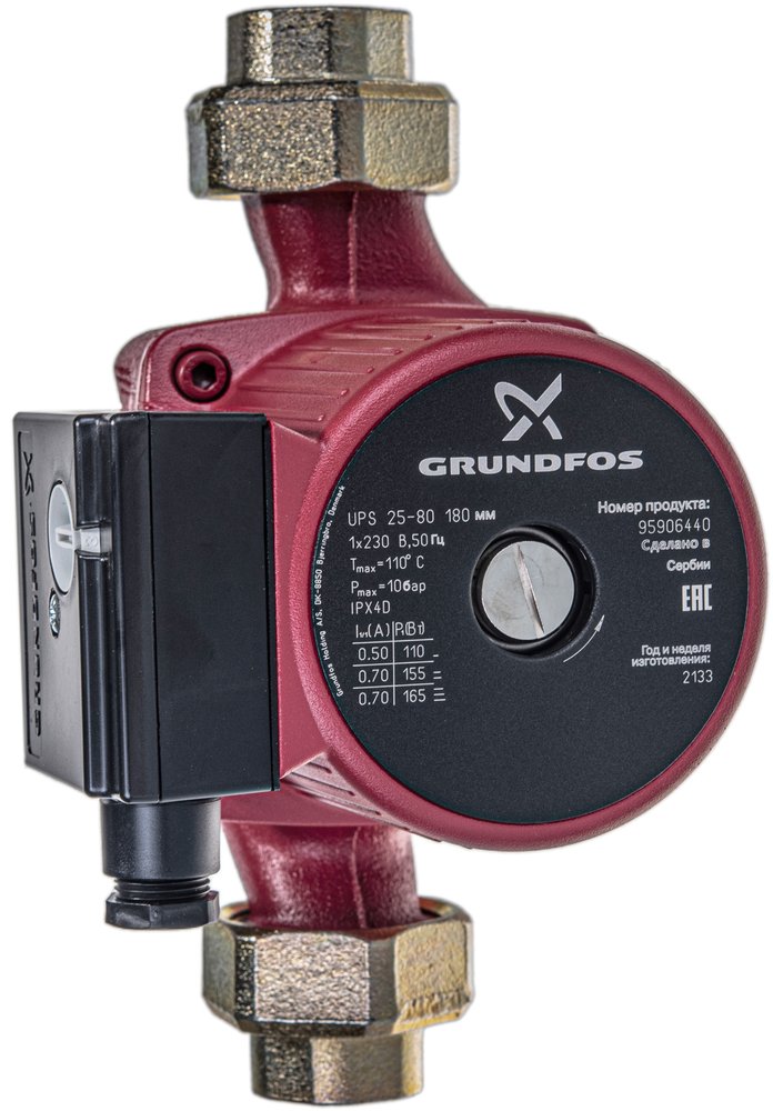 Циркуляционный насос Grundfos UPS 25-80 95906429