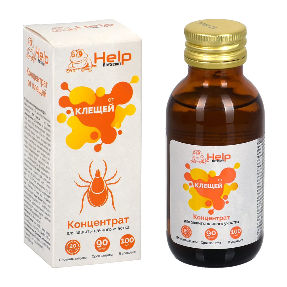 Инсектицидный концентрат от клещей HELP 100 мл 80226