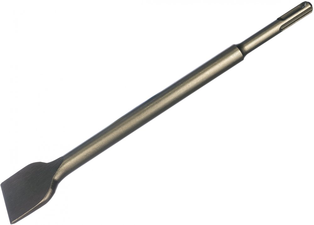 Долото - зубило широкое SDS Plus (40х250 мм) ПРАКТИКА 034-137