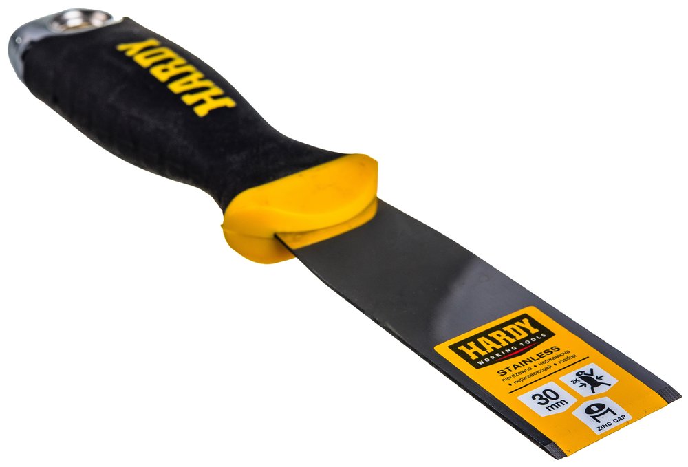 Шпатель-скребок HARDY 30мм серия 68 нерж/сталь ручка 2K Hardyflex 0830-680103
