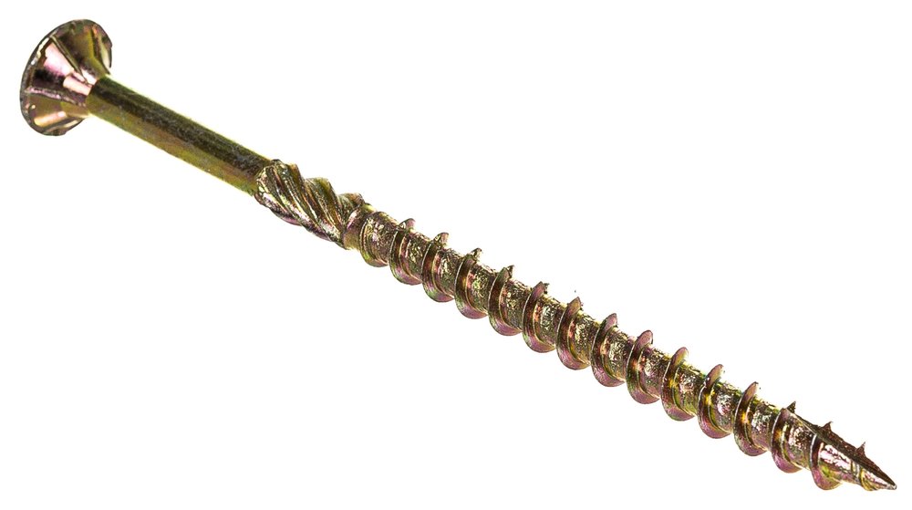 Саморез по дереву HIMTEX проф. желт. потай Torx 25 5x80 200 шт. 05080Fh