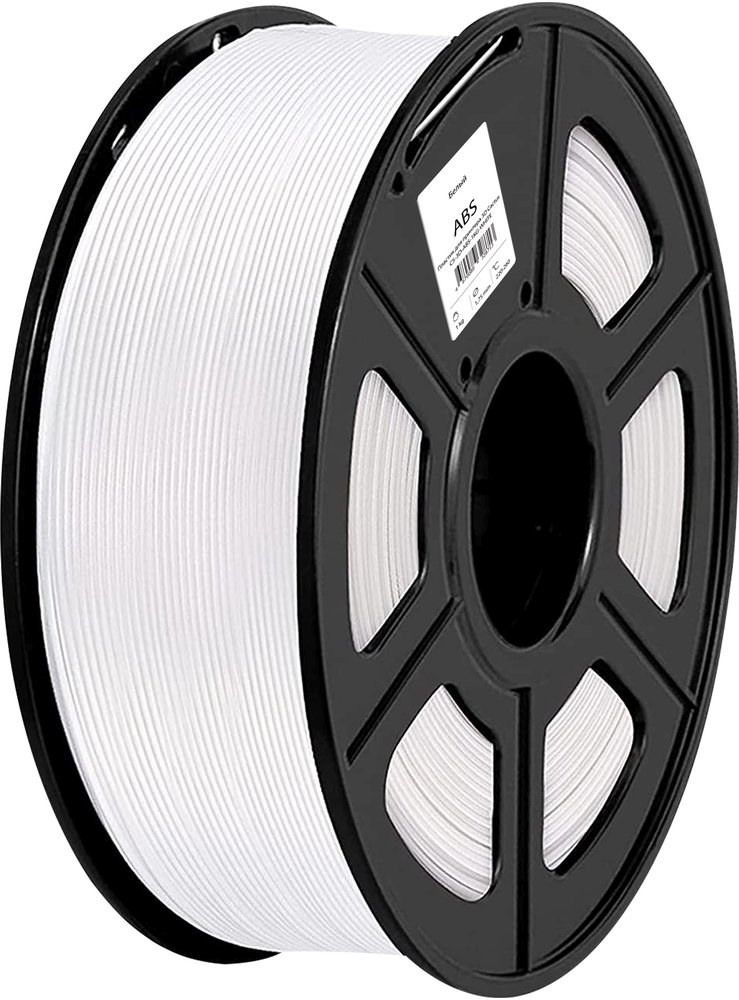 Пластик для принтера CACTUS 3D CS-3D-ABS-1KG-WHITE ABS, диаметр 1.75 мм, 1 кг, 1 цв. 1974177