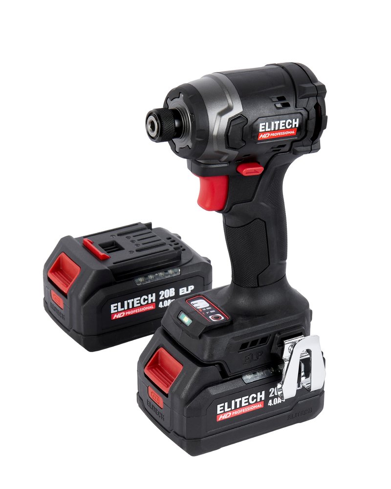 Винтоверт аккумуляторный ударный Elitech CS 2003SL, 20 В, 260 Нм, BL, 2x4 Ач HD 205733
