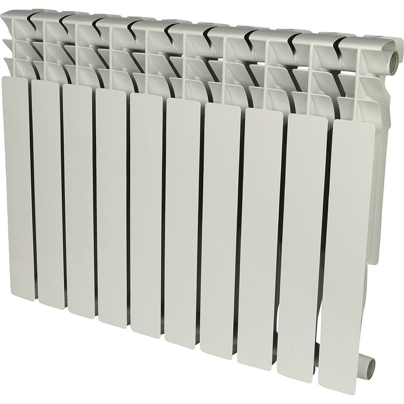 Алюминиевый радиатор ROMMER Plus 500 10 секций RAL9016 89566
