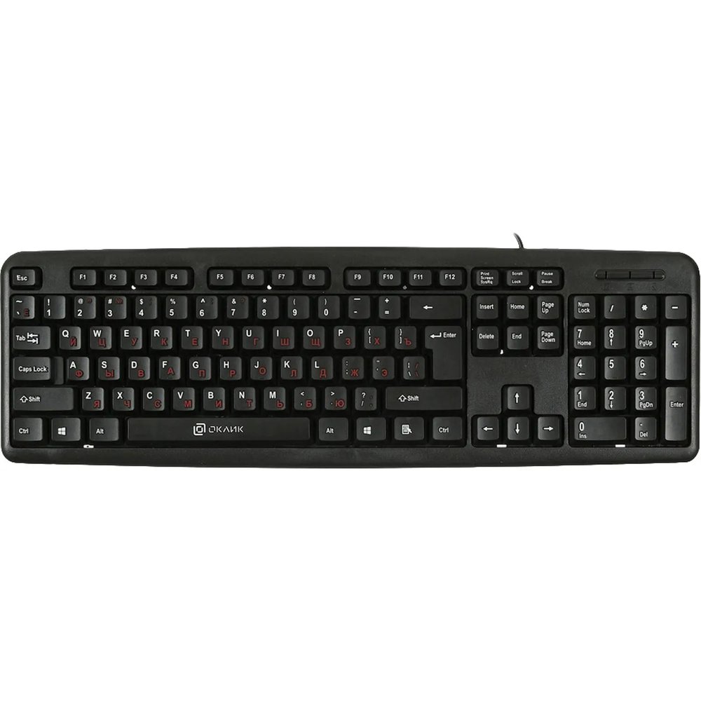 Клавиатура Oklick 90MV2 черный USB