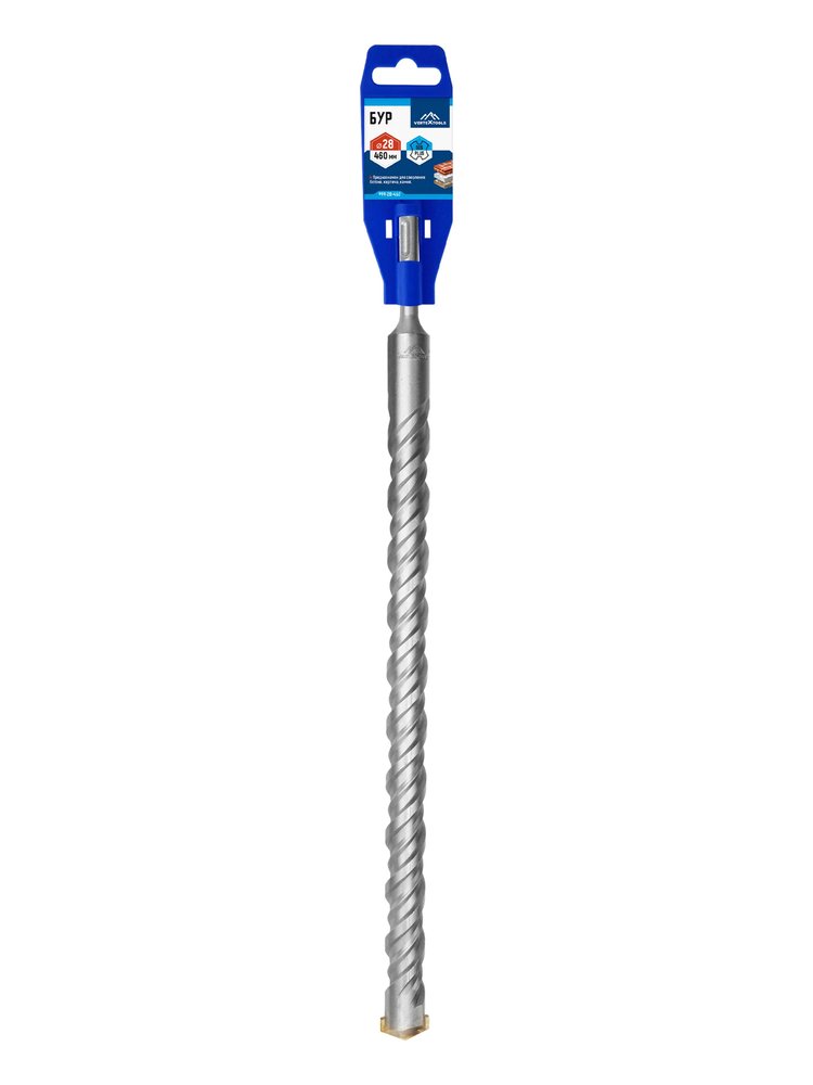 Бур SDS-plus (28х460 мм) Vertextools 999-28-460