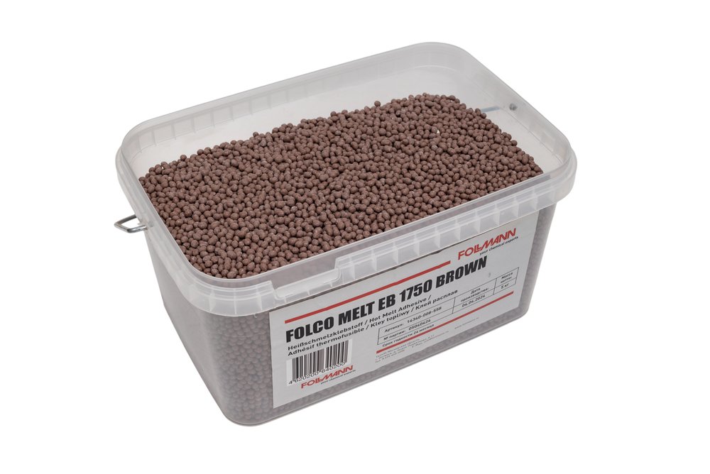 Клей FOLCO MELT EB 1750 BROWN расплав (ведро 5 кг) Follmann 14340-008-558