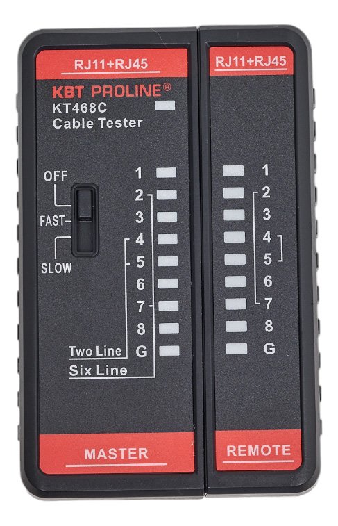 LAN-тестер кабельный КВТ KT 468С 'PROLINE' 88552