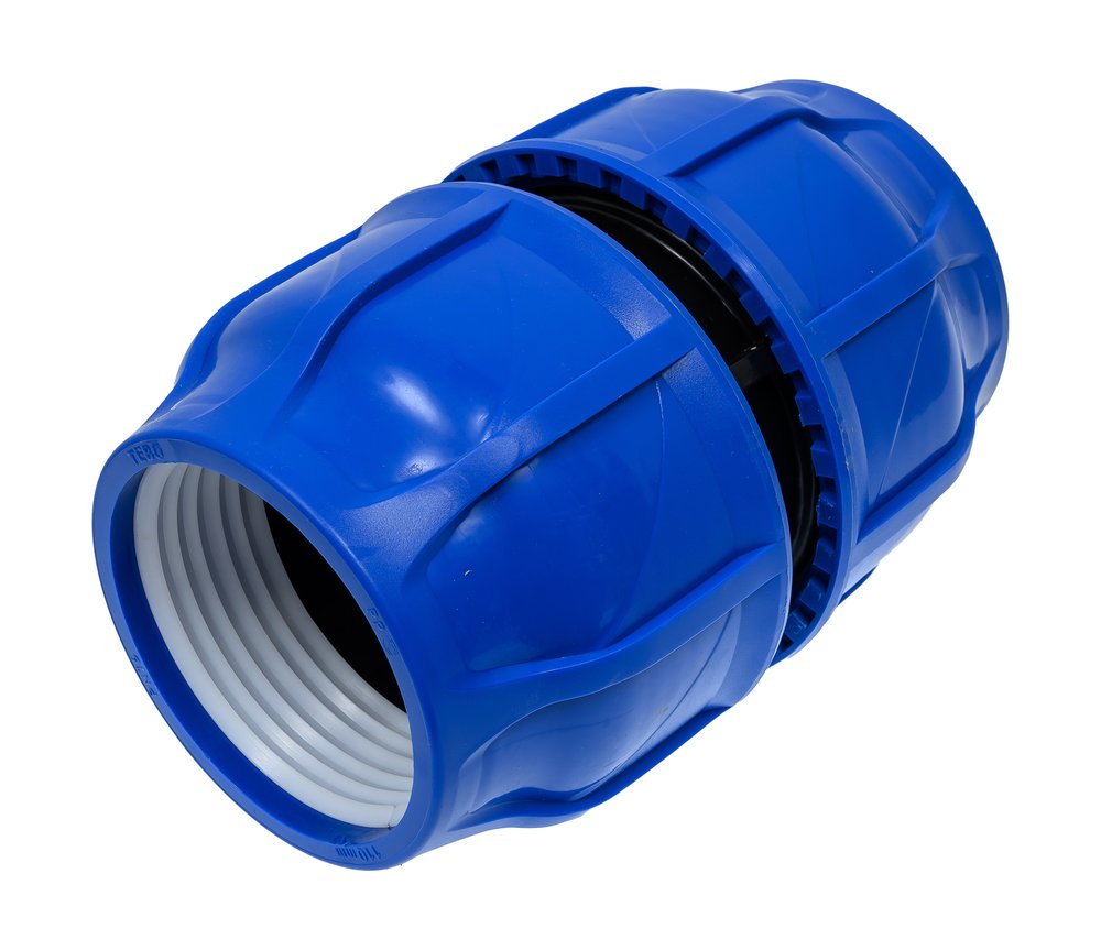 Компрессионная соединительная муфта TEBO ПНД 110x110 T-ПНД.М.0.110-110.CN