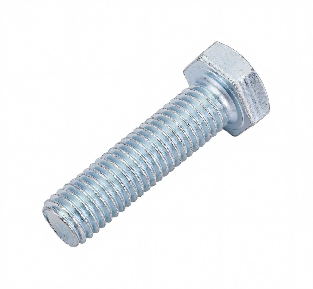 Болт МЕТАЛЛСЕРВИС М12x45, DIN 933, с полной резьбой, цинк, 10 шт. 1239328