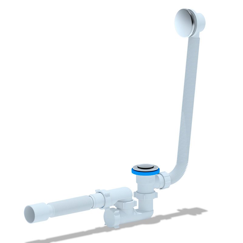 Сифон для ванны АНИ пласт 1 1/2'х40 EC255S