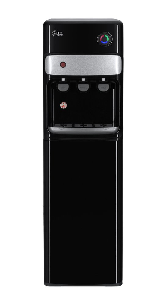 Кулер напольный ECOTRONIC K30-LXE black-ss 13001