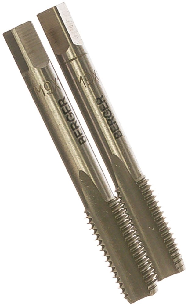 Метрические комплектные метчики 2 шт. М9х1,25 мм Berger BG BG1178