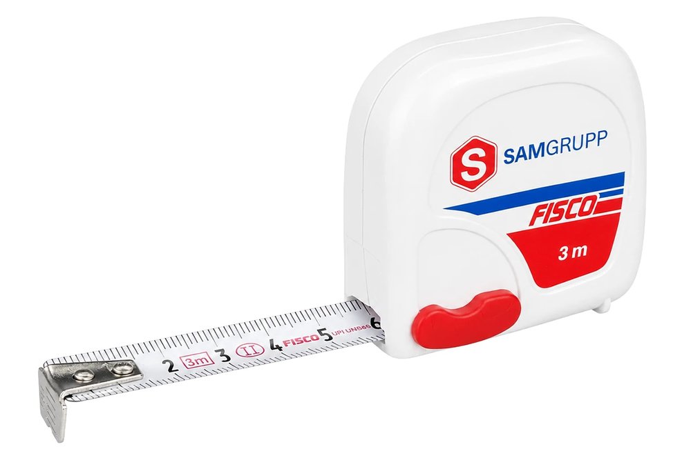 Рулетка SAMGRUPP Fisco 3 м FIS-063000300