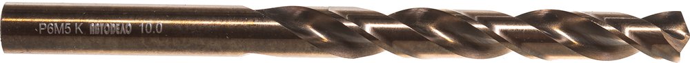 Сверло по металлу Cobalt 5% Professional (10х87х133 мм, Р6М5К5) АвтоDело 15238