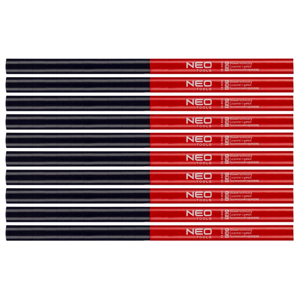 Технические карандаши NEO Tools красный, синий, 12 штук 13-805