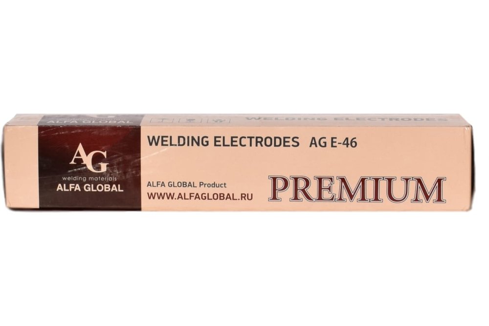 Электроды AG ОК 46 3.2x350 мм, упаковка 5 кг Alfa Global AGОК46-3,2