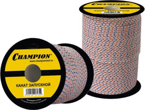 Запускной канат Champion 6 мм 100 м C6007