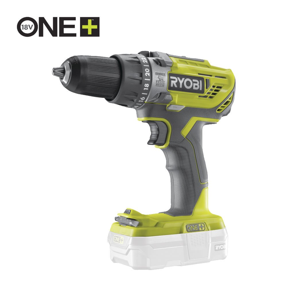 Ударная дрель-шуруповерт Ryobi ONE+ R18PD3-0  без аккумулятора в комплекте 5133002888