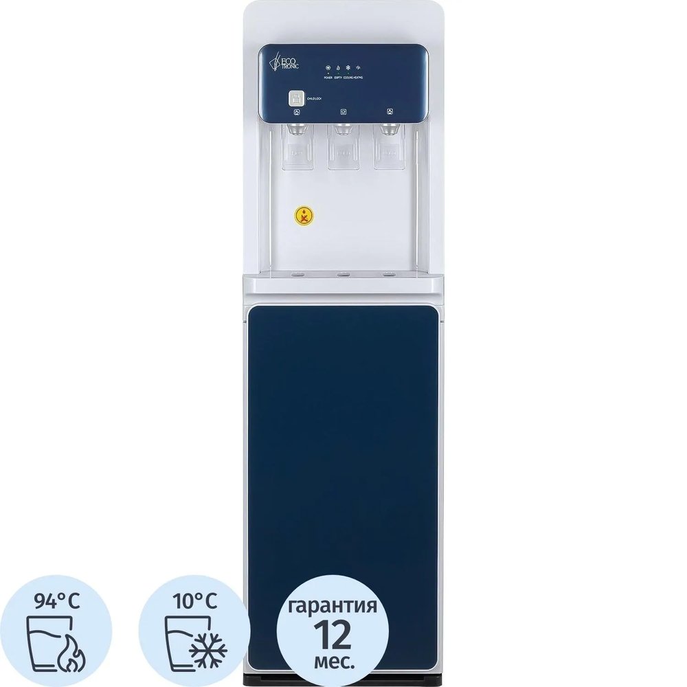 Кулер Ecotronic K43-LXE white-blue