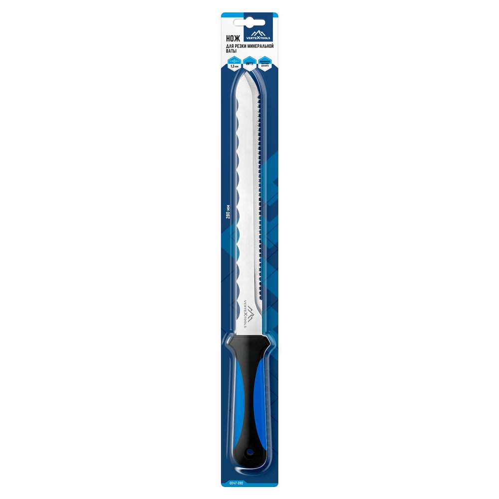 Нож vertextools 280мм для резки минеральной ваты 0047-280