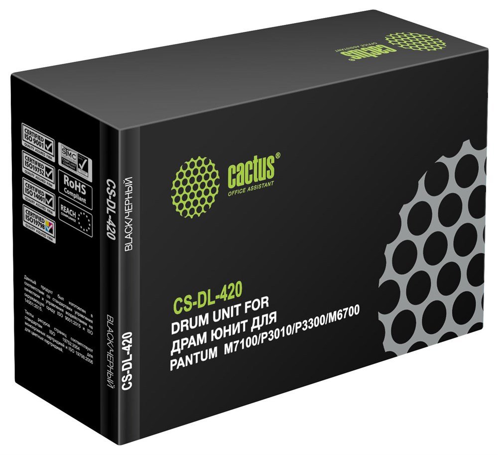 Блок фотобарабана CS-DL-420 DL-420 ч/б 30000стр. для M7100/P3010/P3300/M6700/M6800 Pantum Cactus 1658980